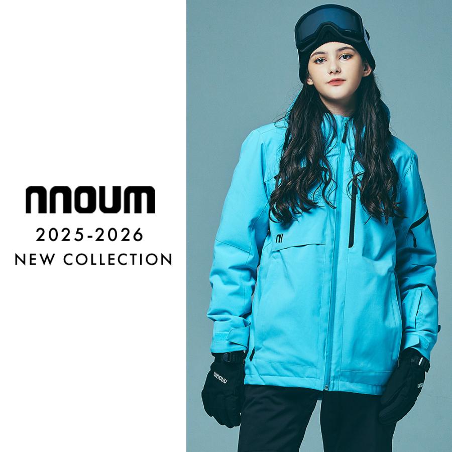NNOUM スキーウェア レディース 上下セット ハイブランドと同工場で