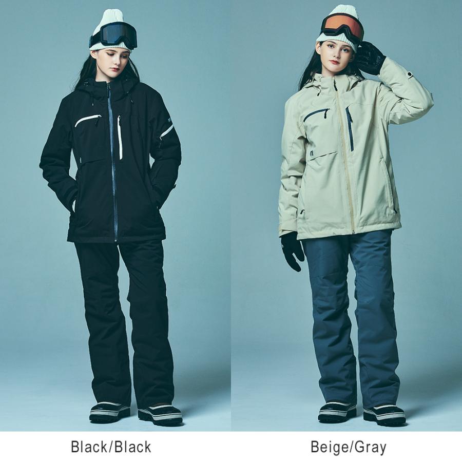 NNOUM スキーウェア レディース 上下セット ハイブランドと同工場で