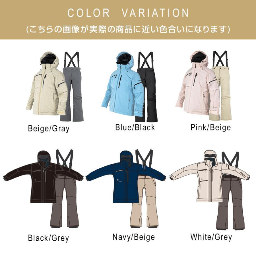 NNOUM スキーウェア レディース 上下セット ハイブランドと同工場で