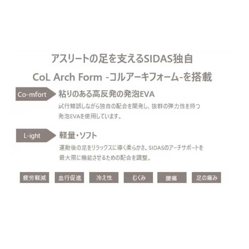 【全品P10倍！3/22まで】SIDAS シダス サンダル シューズ メンズ レディース ＜2026＞ リカバリーサンダル リコラ / ReCola / 202500 | SIDAS | 19