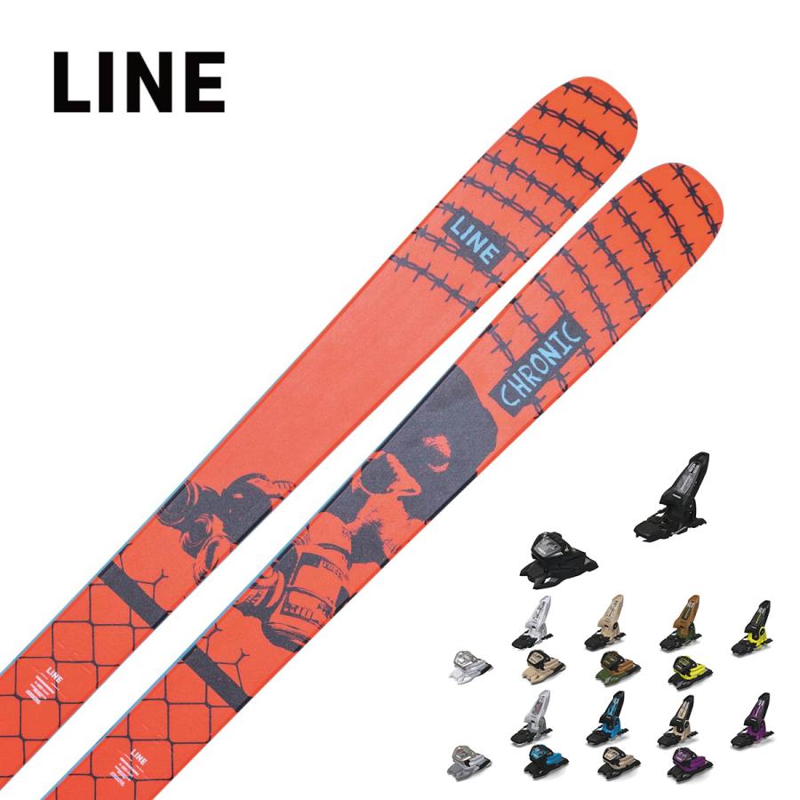 LINE PANDRA94+ MARKERビンディング付 LINE ライン スキー板