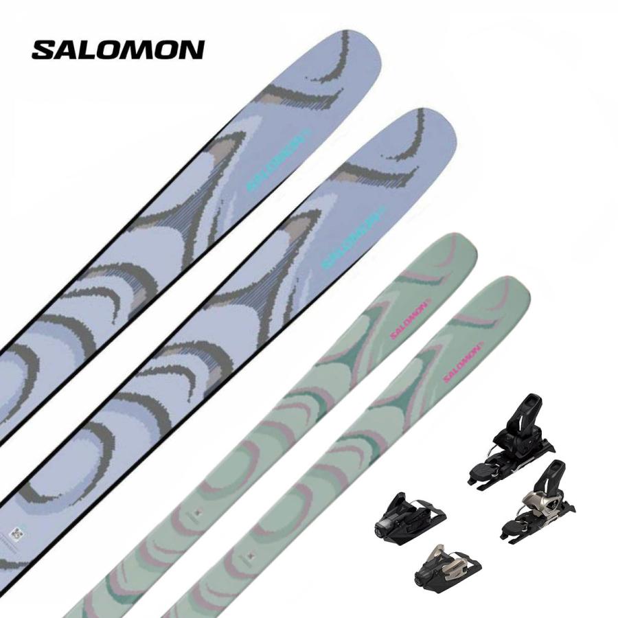 スキー サロモン Salomon Lux スキー板、 Lekiストックのセット