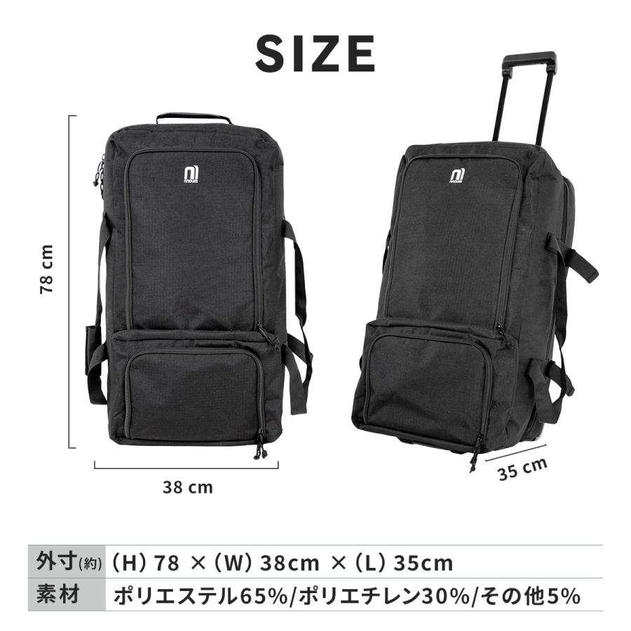 NNOUM 【全品P10倍！5日〜】NNOUM ノアム 2026 キャスター付きバック