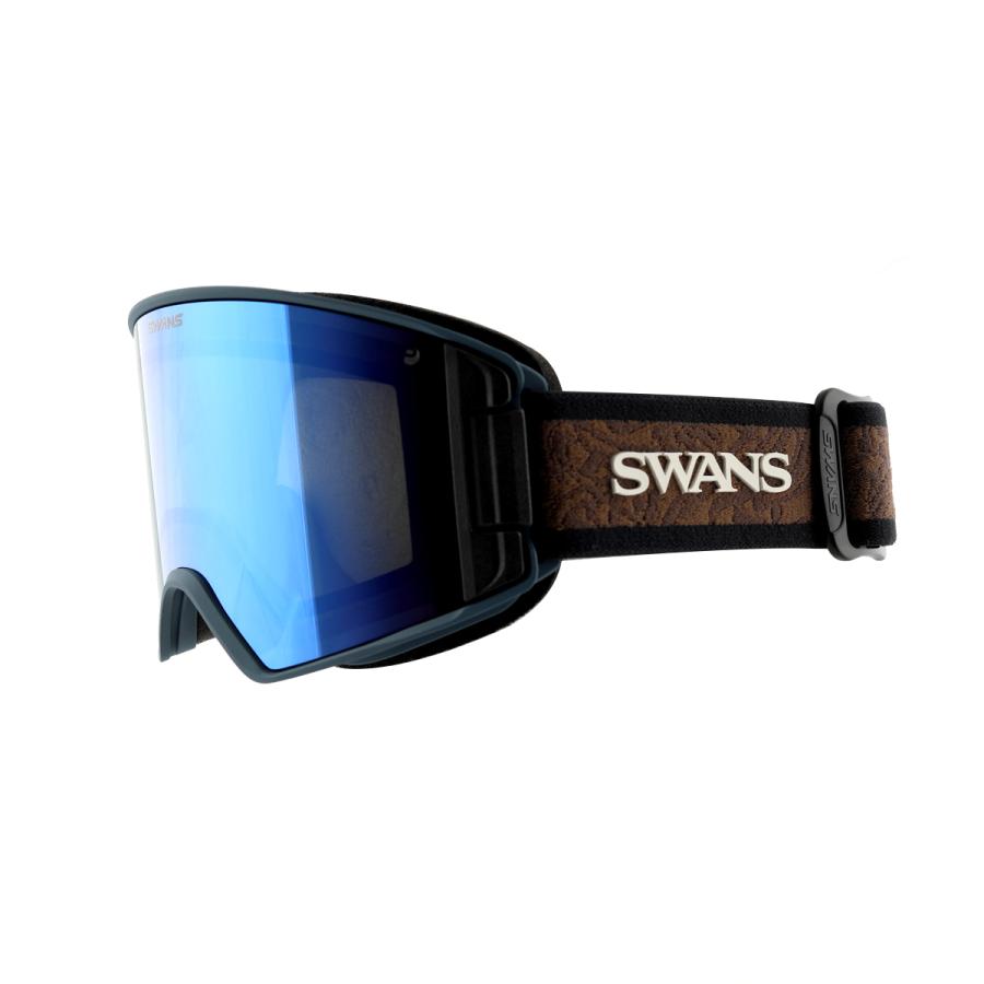 SWANS スキーゴーグル 青/黒 収納袋付き SWANS（スワンズ） 【25日限定！全品P10倍！】スワンズ スキーゴーグル