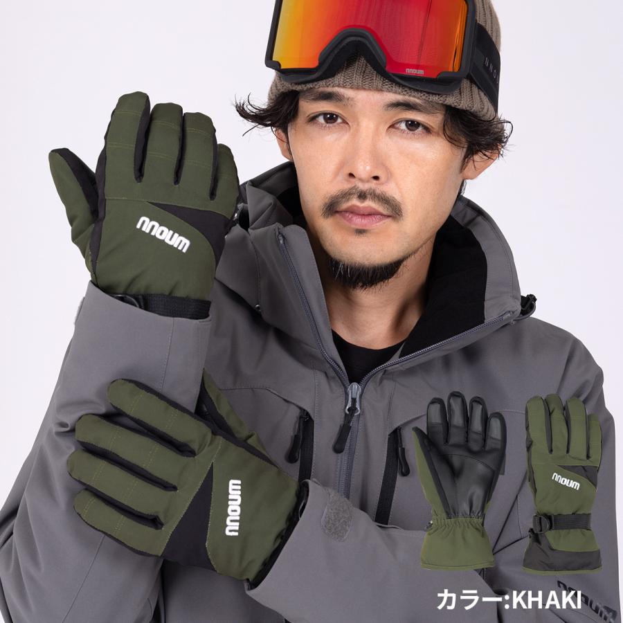 新品未使用　スノボーウェア&グローブ NNOUM スキーグローブ メンズ 手袋 ノアム スノボ アウトドア 軽量