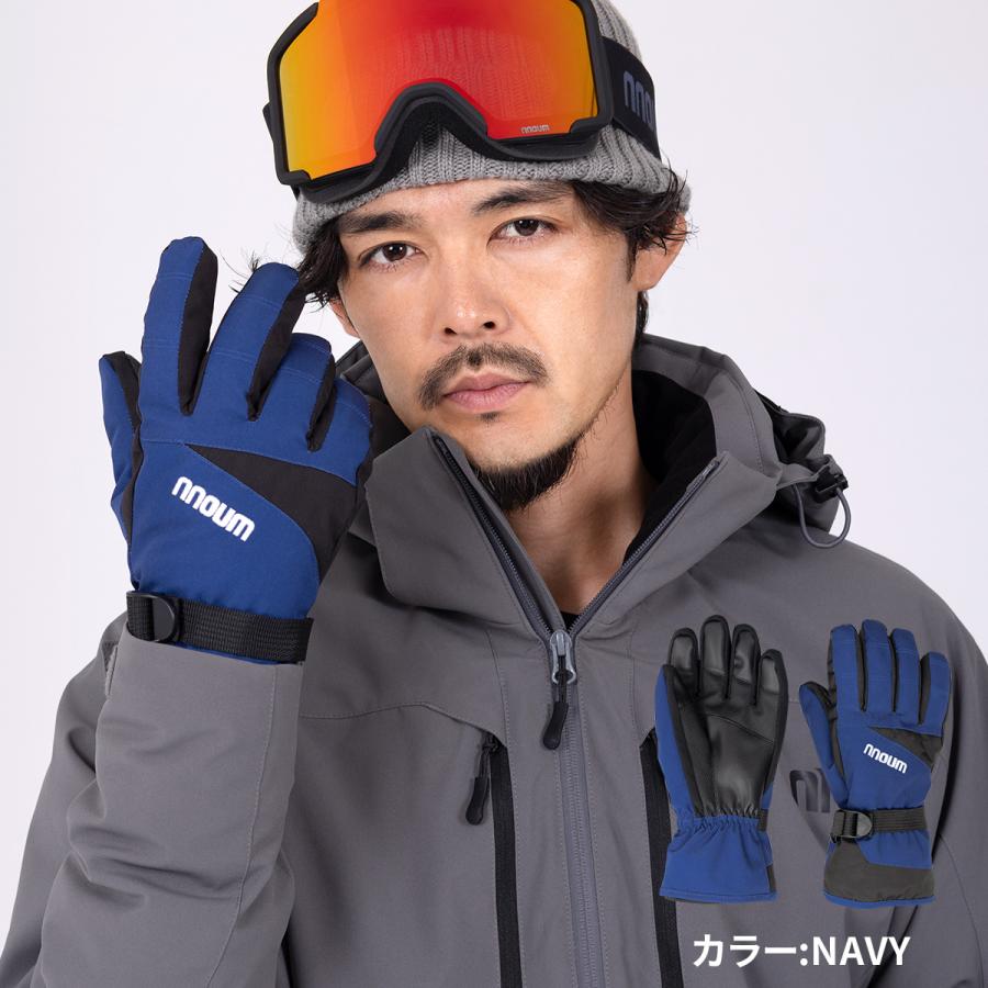 NNOUM スキーグローブ メンズ 手袋 ノアム スノボ アウトドア 軽量