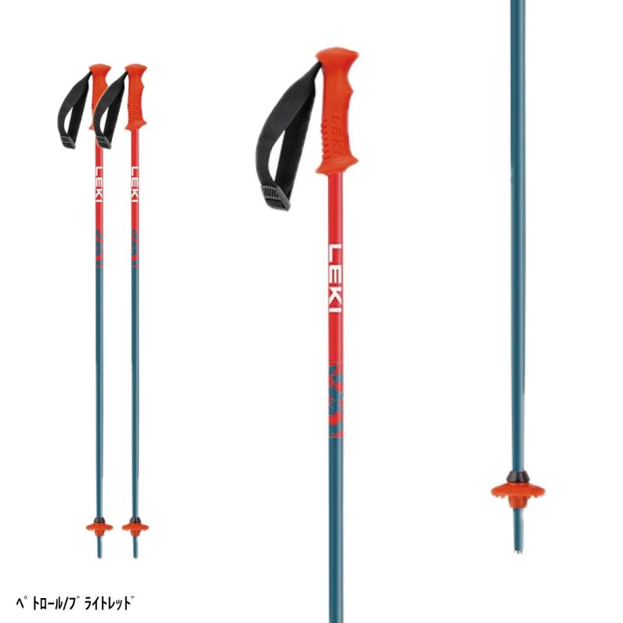 新品未使用☆スキー板120cm + LEKIストック95cm☆限定1セット LEKI（レキ） 【15日限定！全品P10倍！】LEKI スキーポール ストック