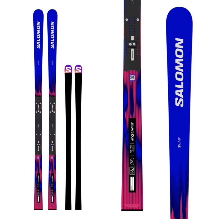 SALOMON サロモン スキー板 メンズ　レディース＜2027＞S/LAB EQUIPE FIS GS/【L49279+】+PL26+ICON RS 16 ビンディングセット 取付無料【FIS対応】 | SALOMON | 01
