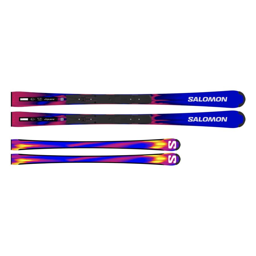 SALOMON サロモン スキー板 ジュニア【U16/U14】＜2027＞ EQUIPE FIS SL/【L49280000+】+P98 + ICON RS 12 ビンディングセット 取付無料【FIS対応】 | SALOMON | 02