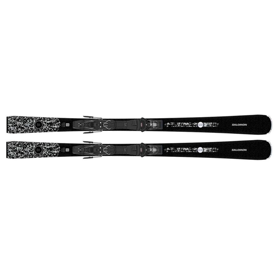 SALOMON サロモン スキー板 レディース＜2027＞S/MAX No8 BLACK/【L45416100+】+Easytrak+M10 GW ビンディングセット 取付無料【グリップウォーク対応】 | SALOMON | 02