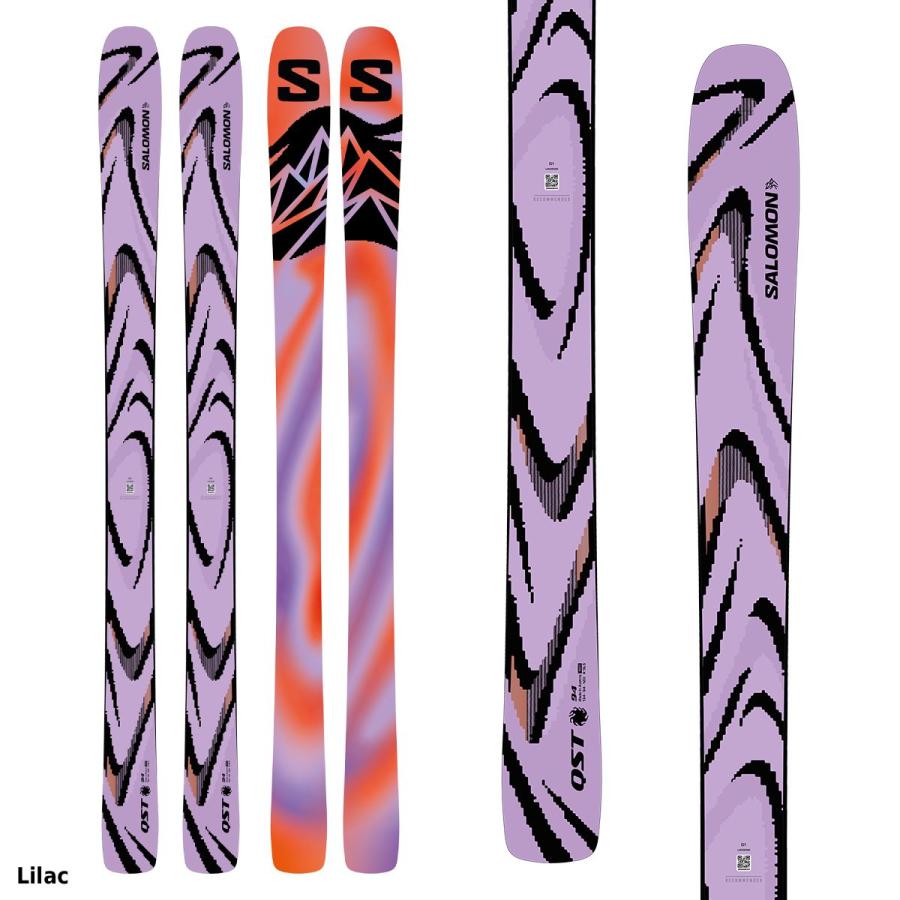 SALOMON サロモン スキー板 メンズ レディース＜2027＞QST 94 LILAC【L49189300+】/ BLACK【L47826100+】【板のみ】 | SALOMON | 01