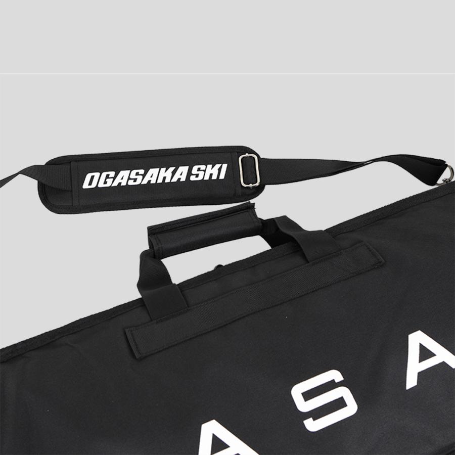 【新品・未開封】OGASAKA 185cmまで　1台用スキー用バック ブラック OGASAKA（オガサカ） 【早期予約】OGASAKA バッグ・ケース 1台用