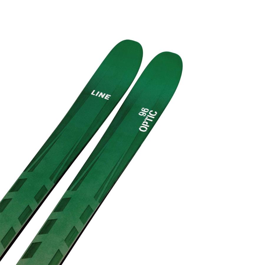 LINE スキー板 青/緑 バインディング付き K2 LINE ライン スキー板 メンズ レディース＜2027＞OPTIC 96