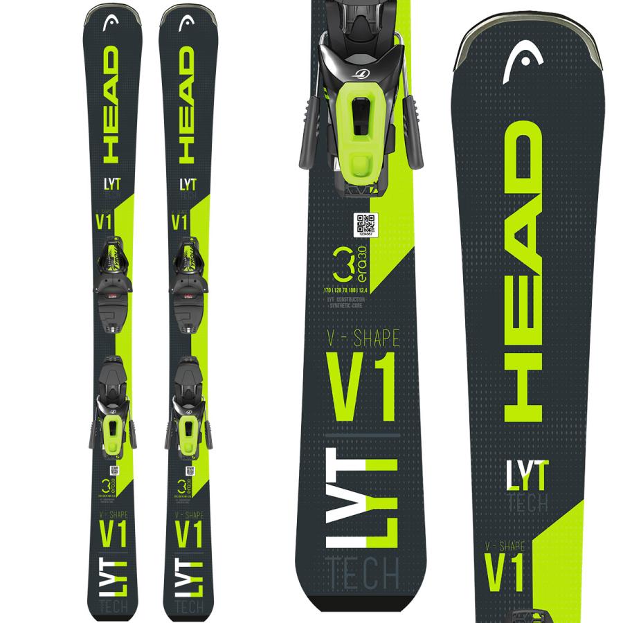 スキー板 メンズ レディース ショート スキー HEAD ヘッド＜2022＞ V-SHAPE V1 + SLR Pro + SLR 9.0 GW  ビンディング セット 取付無料 21-22