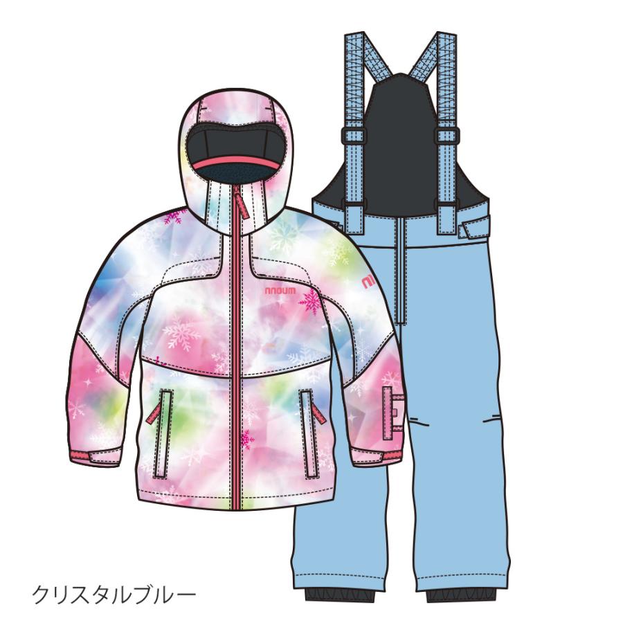 NNOUM スキーウェア キッズ ジュニア 上下セット 動きやすさNo.1【3年