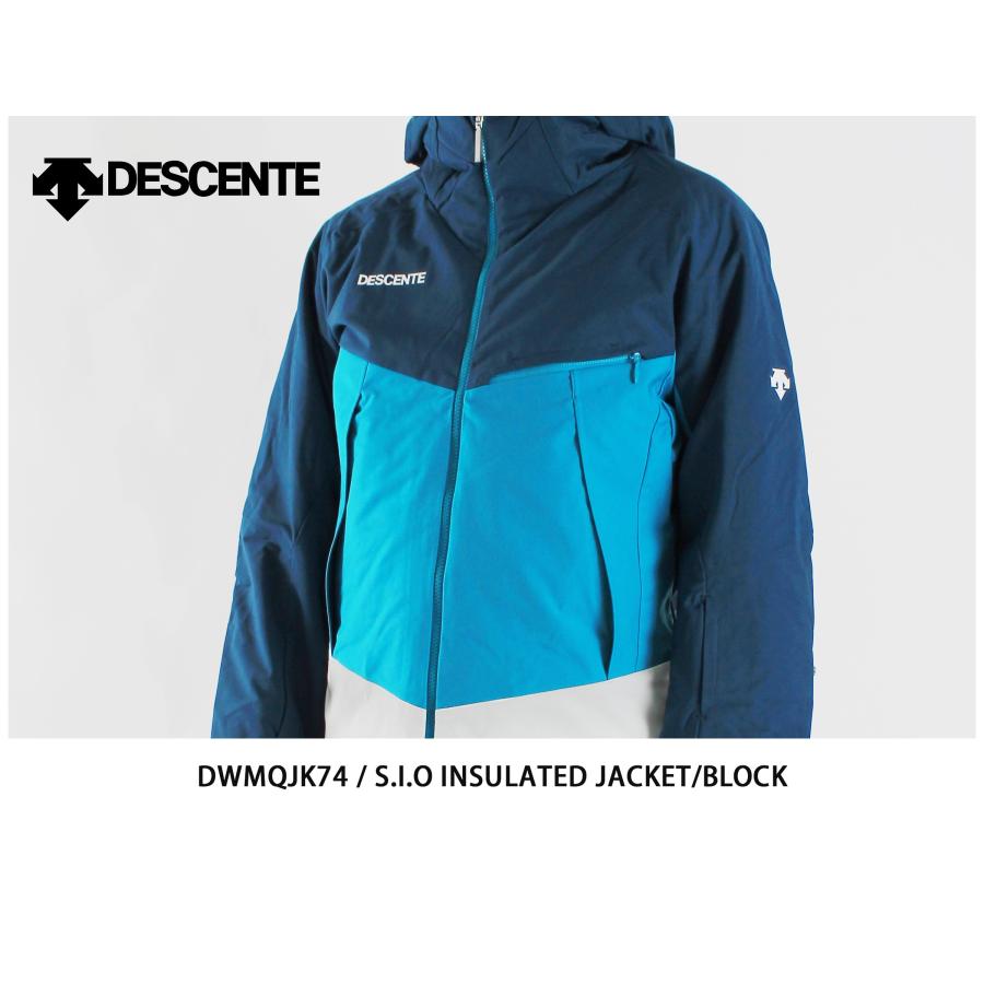 スキー ウェア メンズ レディース DESCENTE〔デサント ジャケット〕＜2022＞DWMQJK74 S.I.O INSULATED JACKET/BLOCK【MUJI】｜tanabesp｜18