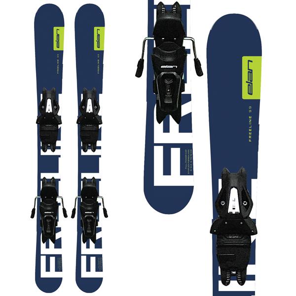 ELAN エラン ショート スキー板 メンズ レディース 2024 FREELINE 99 Quick Shift + EL 10.0 GW プレート/ビンディング セット 取付無料｜tanabesp｜02