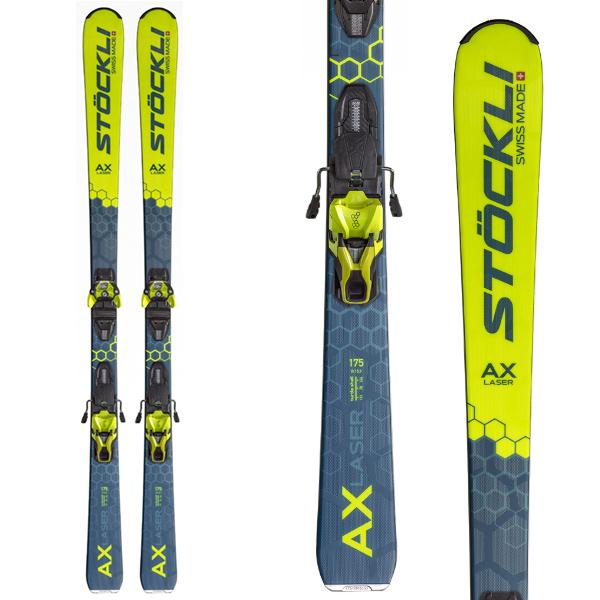 スキー板 メンズ レディース STOCKLI ストックリー＜2022＞Laser AX + DXM 13 yellow/blue ビンディング セット 取付無料 21-22｜tanabesp｜02