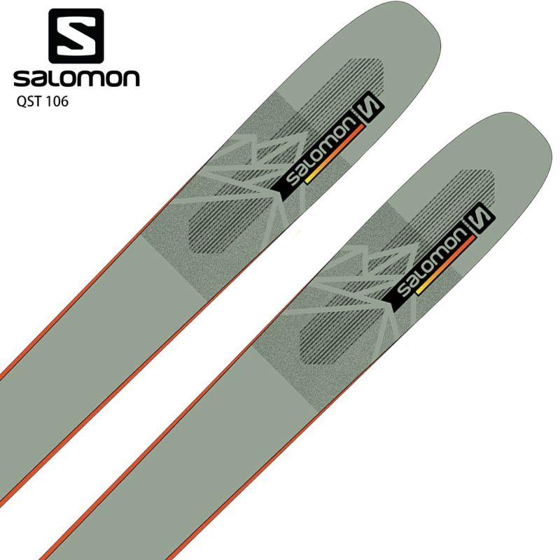 スキー板 メンズ レディース SALOMON サロモン 2022 QST 106 【板のみ】 :cd48956:スポーツアウトドア専門タナベ