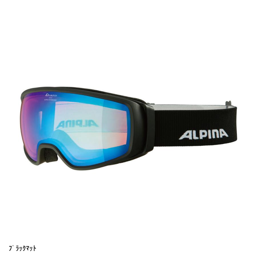 ALPINA アルピナ スキーゴーグル＜2024＞ DOUBLE JACK Qlite 23-24 NEWモデル 【眼鏡・メガネ対応】｜tanabesp｜02