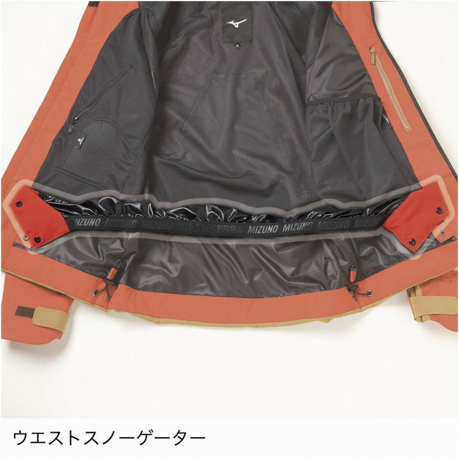 スキー ウェア メンズ レディース MIZUNO ミズノ ジャケット ＜2022＞ ALL MOUNTAIN LIGHT PARKA Z2ME1330【MUJI】｜tanabesp｜04