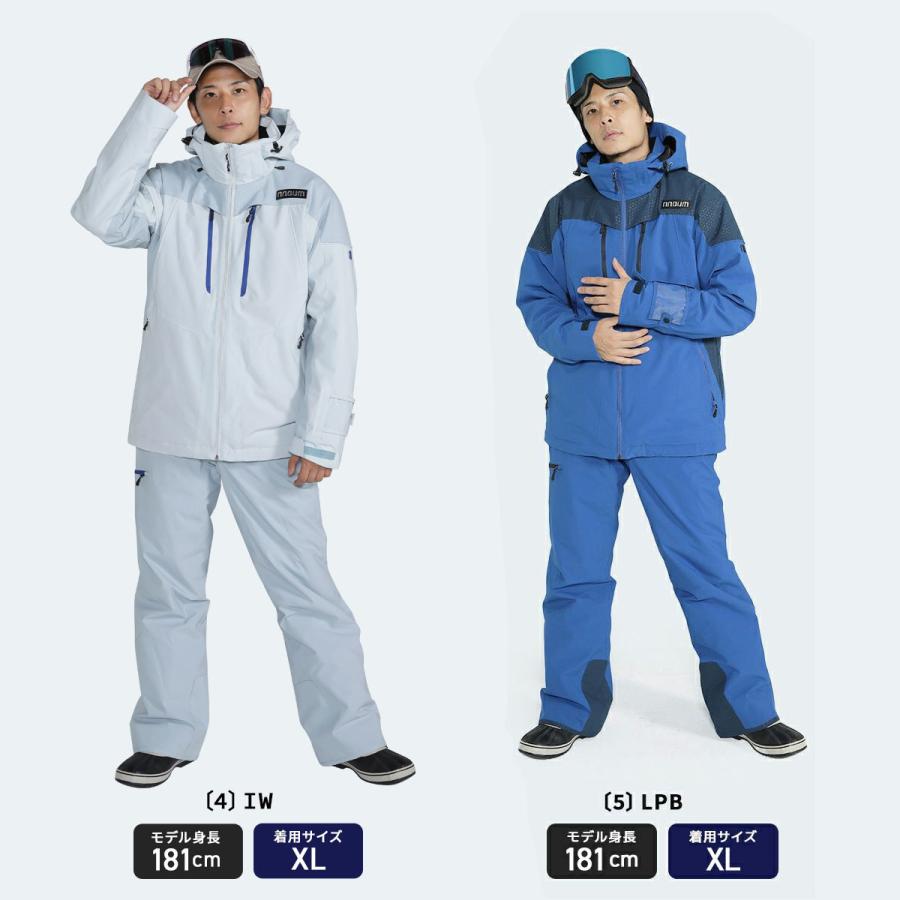 NNOUM スキーウェア メンズ 上下セット ハイブランドと同工場で安心の