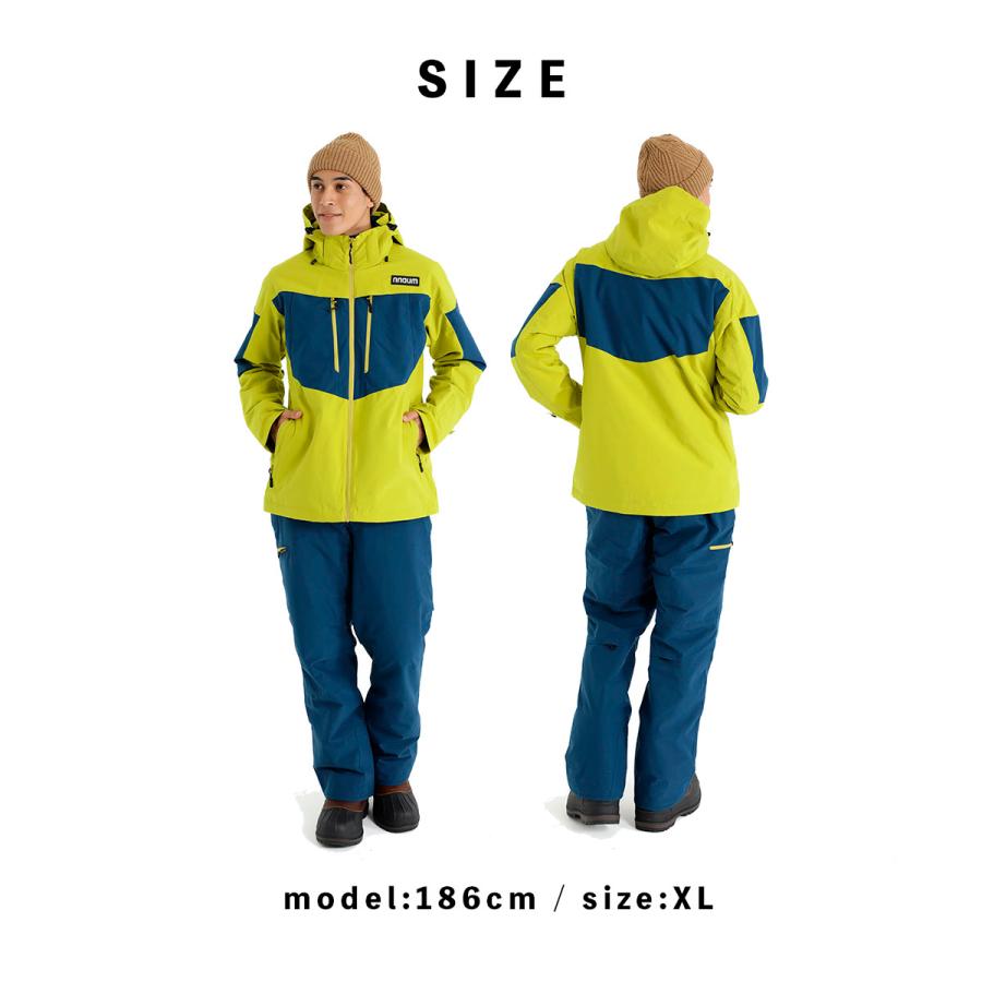【美品】耐水圧20000mm NNOUM ノアム スキーウェア メンズ M 上下 NNOUM スキーウェア メンズ 上下セット ハイブランドと同工場で安心の