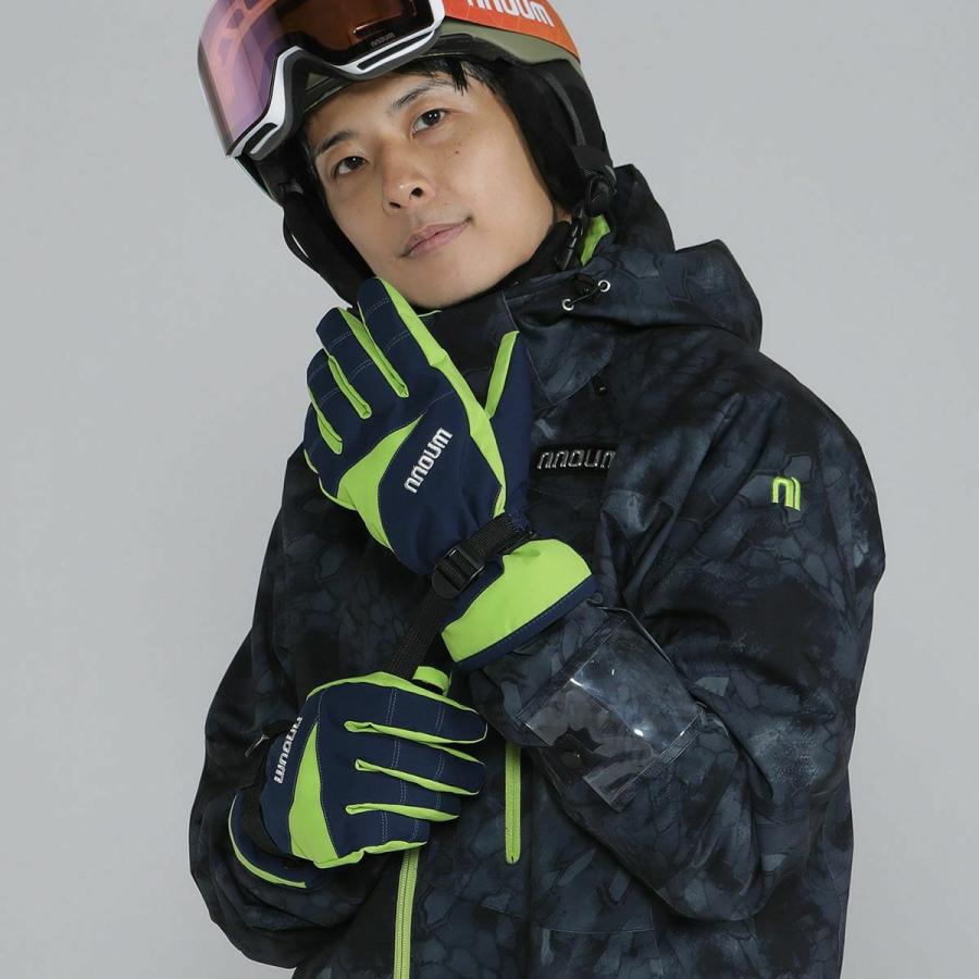 NNOUM スキー グローブ スノーボード スノボ メンズ 手袋 耐水圧10,000