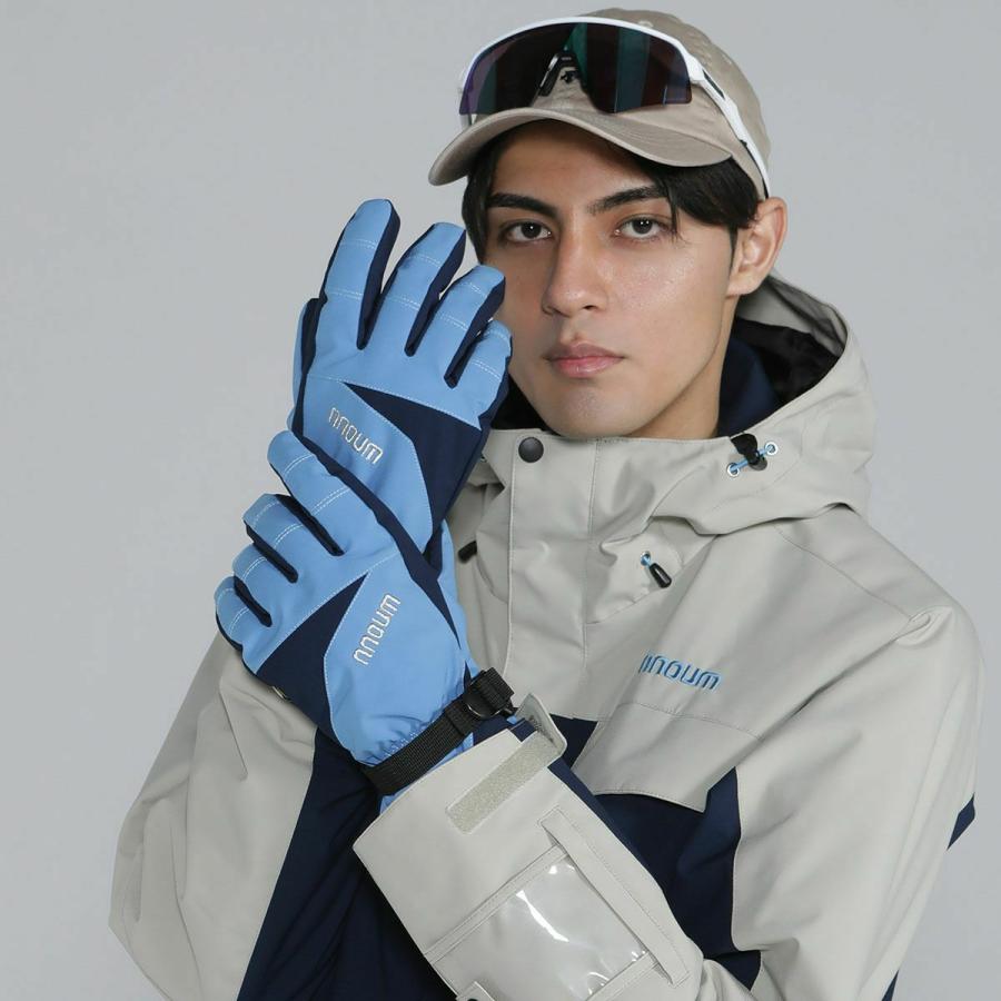 スキー　スノーボード　160㎝　nnoum 新品未使用 NNOUM スキー グローブ スノーボード スノボ メンズ 手袋 耐水圧10,000