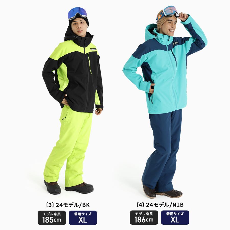 NNOUM 【1/1限定！全品P10倍！】スキーウェア メンズ レディース 上下