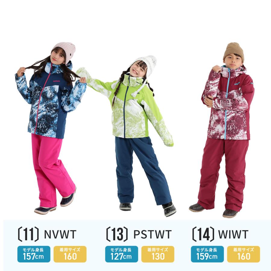 NNOUM スキーウェア キッズ ジュニア 上下セット スノーウェア NNOUM スキーウェア キッズ ジュニア 上下セット スノーウェア