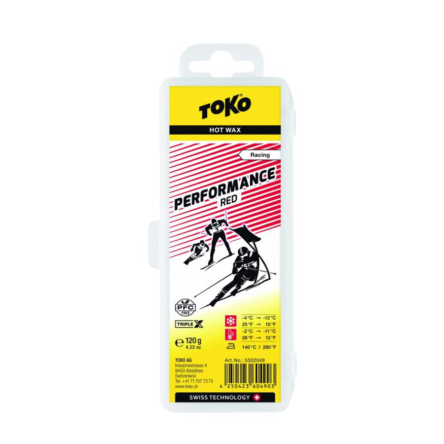 TOKO〔トコ ワックス〕＜2022＞ Racing Performance レッド 120g   5502049【PFC FREE】 固形 スキー  スノーボード スノボ スキー用品専門タナベスポーツ - 通販 - PayPayモール