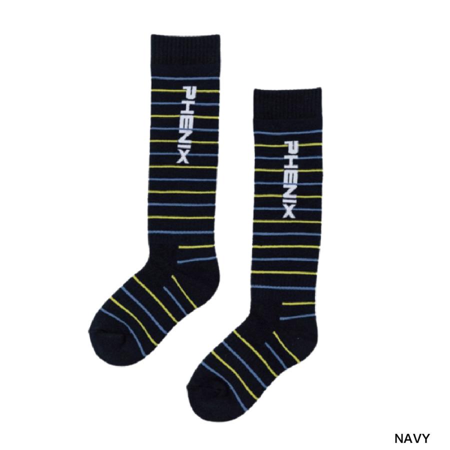 PHENIX フェニックス スキー ソックス キッズ ジュニア ＜2023＞ ESB22SO12/Border Jr. Socks/ボーダー ジュニア ソックス｜tanabesp｜03