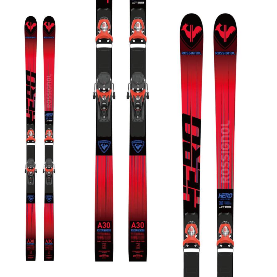 ROSSIGNOL HERO ATHLETE GS スキー ビンディング付き 2026 Rossignol HERO Athlete JR GS PRO Skis – Race Place