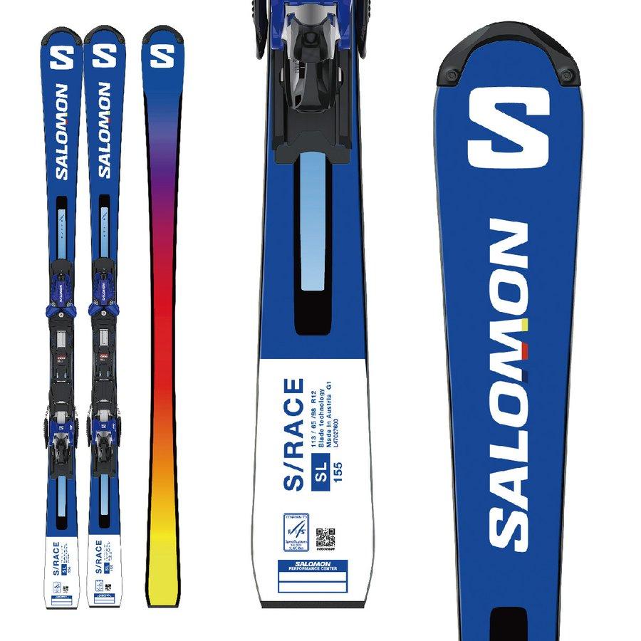 SALOMON サロモン スキー板 メンズ レディース＜2024＞ S/RACE FIS SL + X12 LAB ビンディング セット 取付無料 23-24 旧モデル｜tanabesp｜02