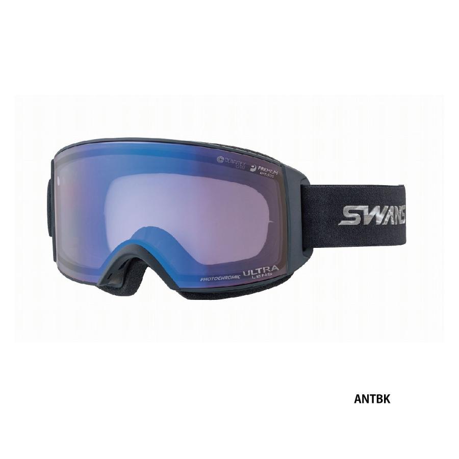 エントリーでP5倍！12日までスキーゴーグル SWANS スワンズ ゴーグル ＜2023＞RA-MDH-CU-LP RACAN / ラカン 眼鏡・メガネ対応 【調光】