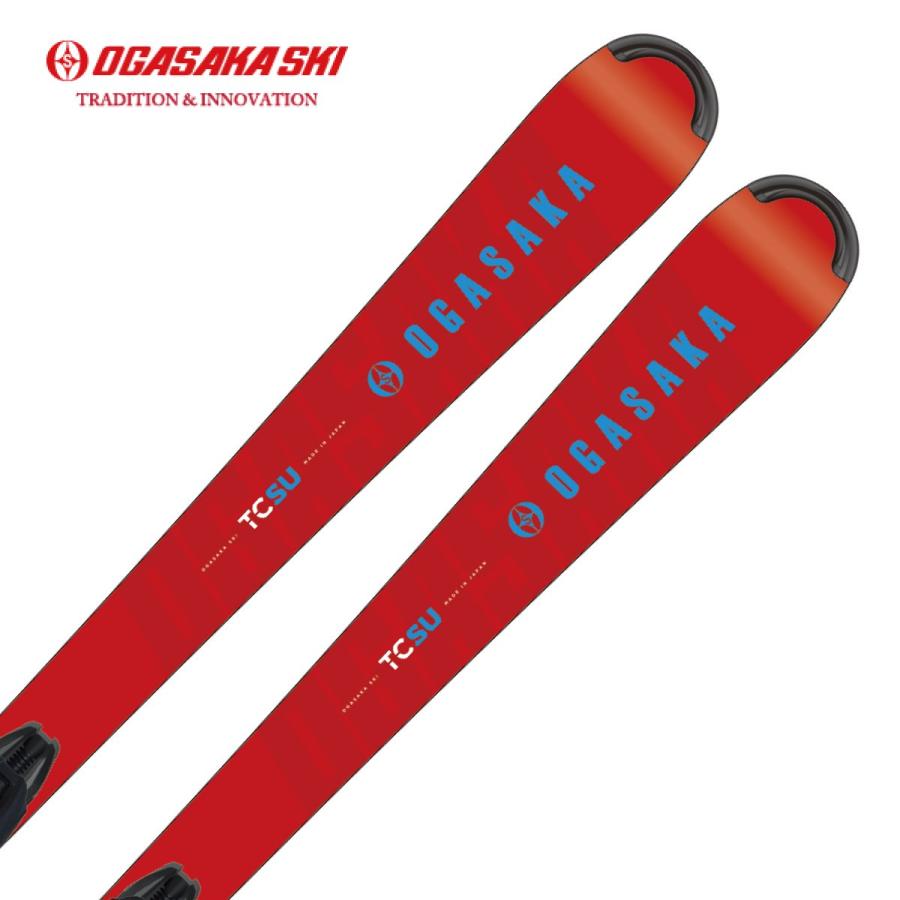 早期予約 OGASAKA オガサカ スキー板 2023 ランキングTOP5 TC-SU マーカー BLK×RED付モデル 12GW 22-23  NEWモデル ビンディング rMOTION2