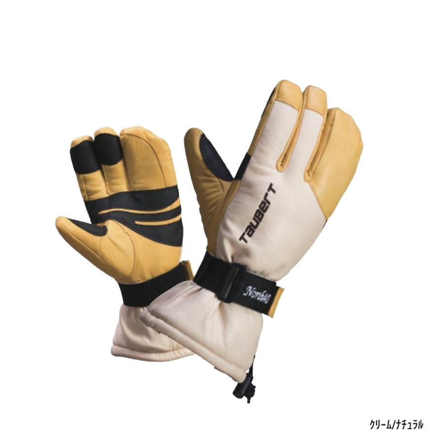 新品未使用】TAUBERT North40 グローブ ホワイト/イエロー