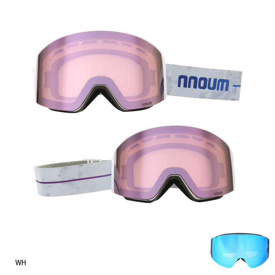 スキーゴーグル スノーボード メガネ 眼鏡対応 NNOUM ノアム A+ 曇り止加工 スペアレンズ付き 収納袋付き | NNOUM | 05
