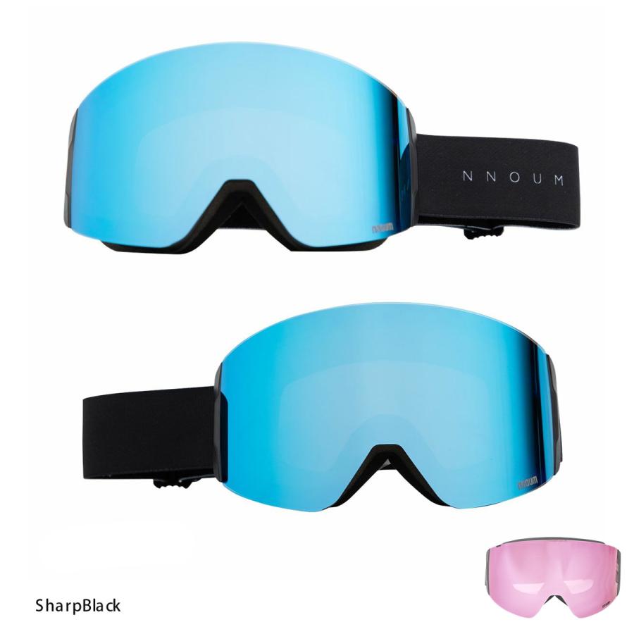 スキーゴーグル スノーボード メガネ 眼鏡対応 NNOUM ノアム A+ 曇り止加工 スペアレンズ付き 収納袋付き | NNOUM | 06