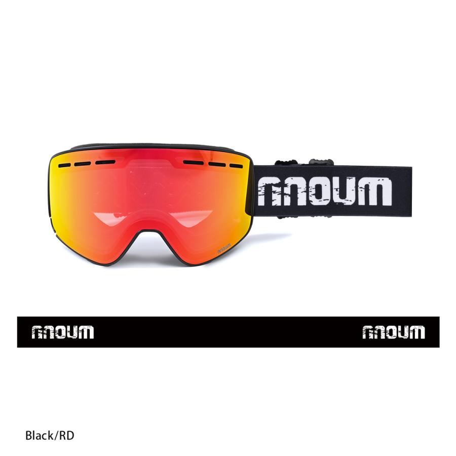 スキーゴーグル スノーボード メガネ 眼鏡対応 フレームレス 平面ダブルレンズ NNOUM ノアム B 曇り止め加工 uvカット 収納袋付き【送料無料】 | NNOUM | 08