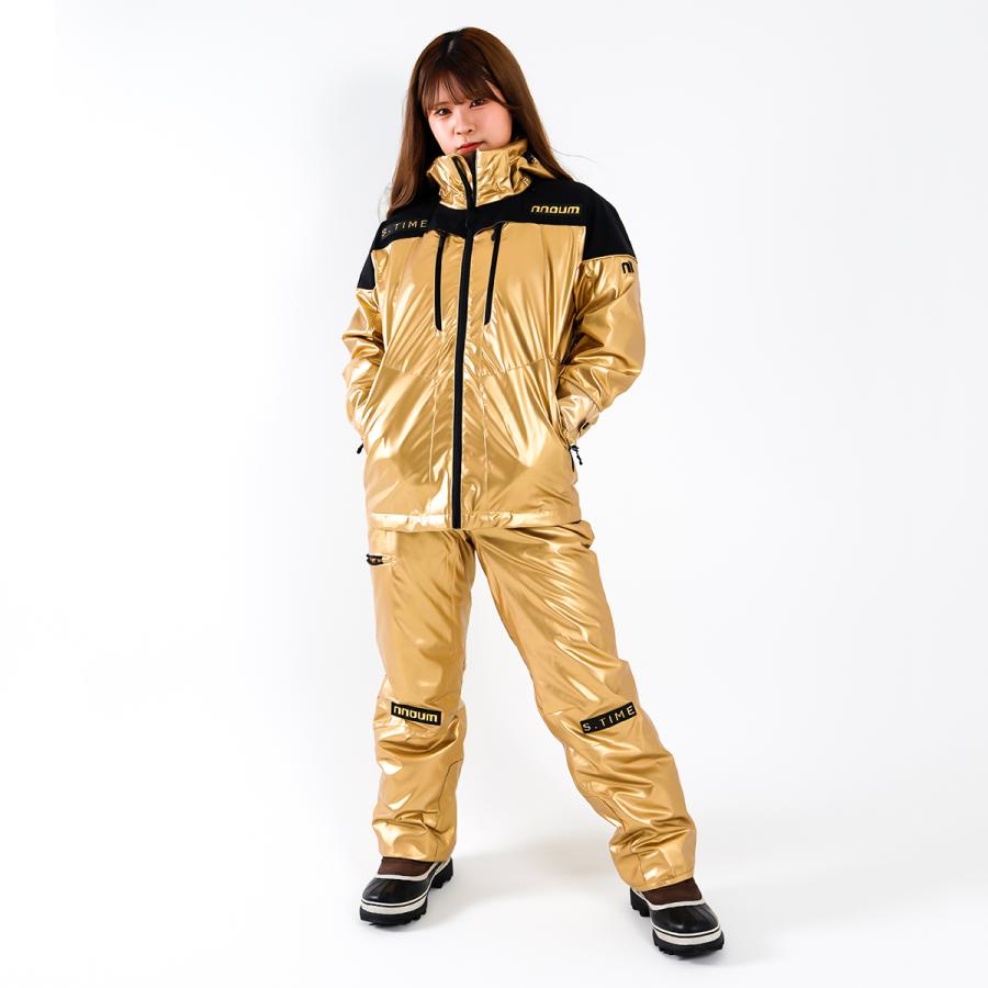 最安値❕ NNOUM ノアム スキー ウェア メンズ 上下セット＜2023＞STIME×nnoum NN22FTP02MGD S.TIMEコラボ スキーウェア エスタイム×ノアム〔SA〕 【K2275334510】(14900円)