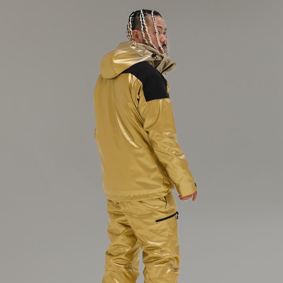 最安値❕ NNOUM ノアム スキー ウェア メンズ 上下セット＜2023＞STIME×nnoum NN22FTP02MGD S.TIMEコラボ スキーウェア エスタイム×ノアム〔SA〕 【K2275334510】(14900円)