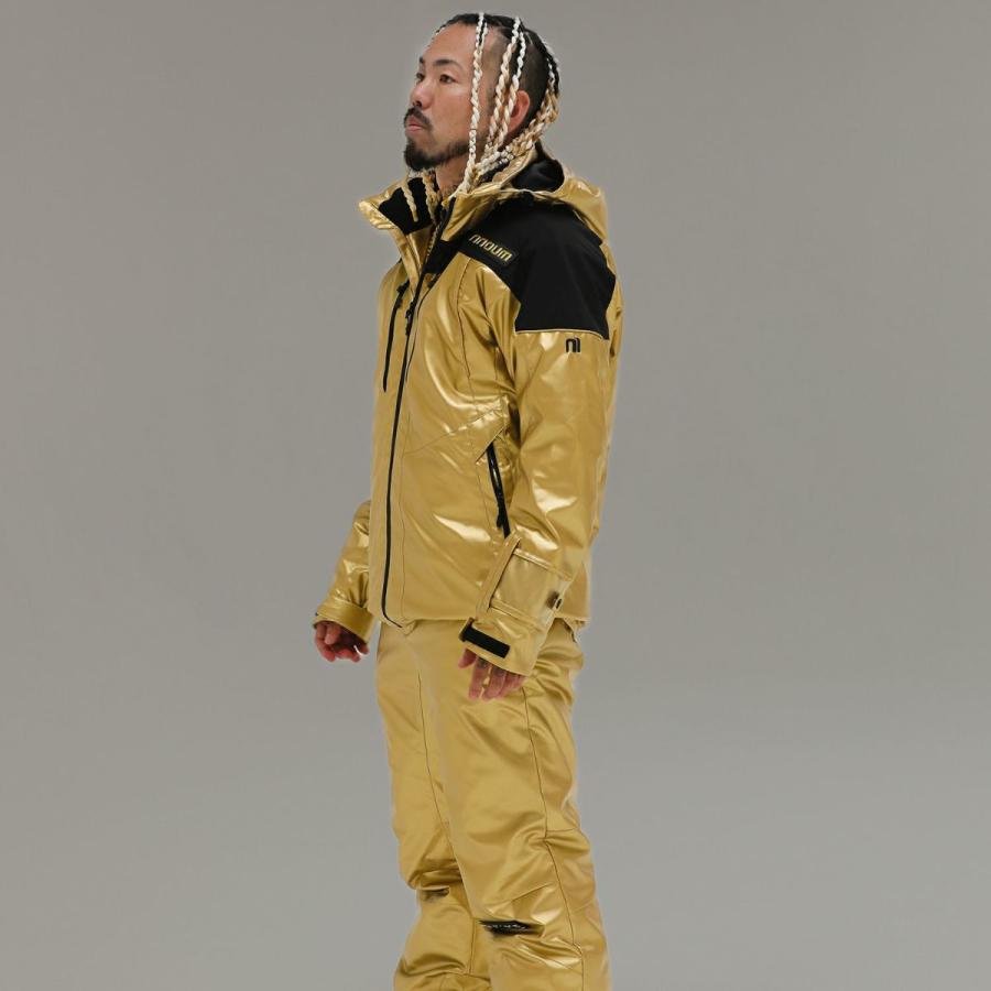 最安値❕ NNOUM ノアム スキー ウェア メンズ 上下セット＜2023＞STIME×nnoum NN22FTP02MGD S.TIMEコラボ スキーウェア エスタイム×ノアム〔SA〕 【K2275334510】(14900円)