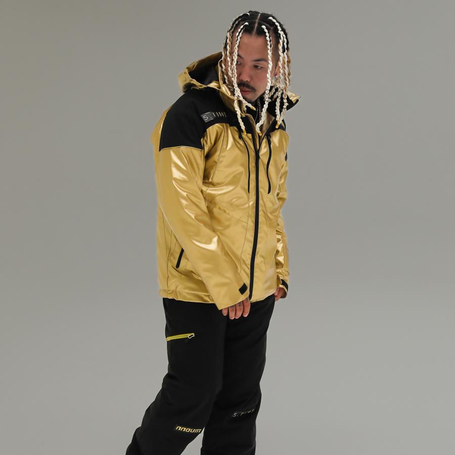 NNOUM ノアム スキー ウェア メンズ 上下セット＜2023＞STIME×nnoum NN22FTP02MGD S.TIMEコラボ スキーウェア エスタイム×ノアム〔SA〕 NN22FTP02MGD TIMEコラボ スキーウェア 裏地は保温性 伸縮性があり着心地も抜群