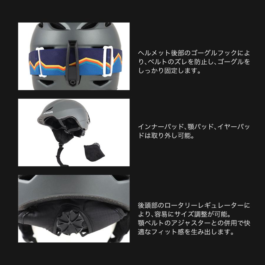 NNOUM スキー スノーボート スノボ ヘルメット メンズ レディース 軽量