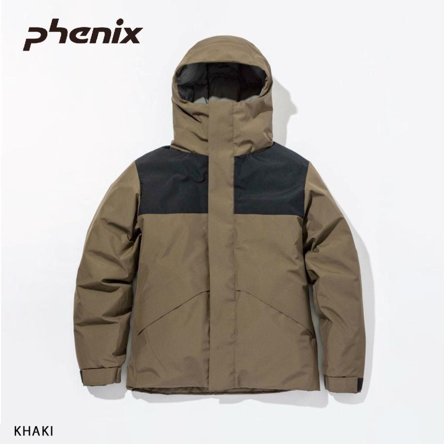 エントリでP10倍!19日〜 スキー ウェア ジャケット メンズ PHENIX フェニックス＜2023＞POO-22048 / BLOCKING DOWN JACKET GTX 約 PHENIX DOWN JACKET TEX