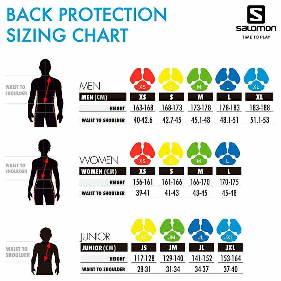 SALOMON（サロモン） スキー バックプロテクター 脊椎パット キッズ