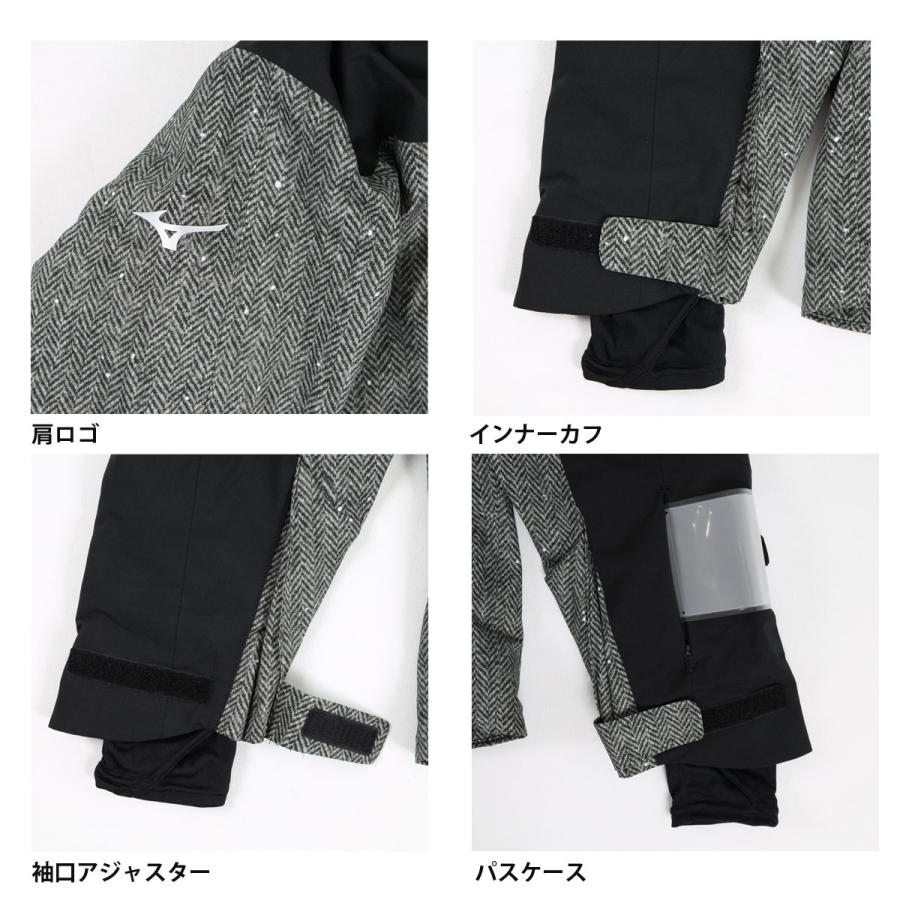 MIZUNO ミズノ スキーウェア ジャケット メンズ レディース＜2024＞ Z2MEA340 / FREE SKI PRINT PARKA フリ スキープリントパーカー｜tanabesp｜09