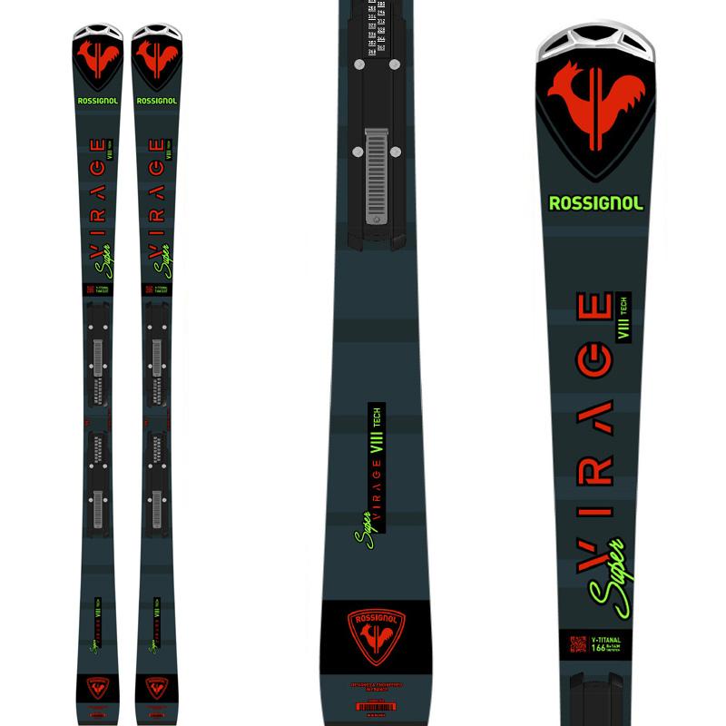 ROSSIGNOL スキー板 ロシニョール メンズ レディース 2024 SUPER VIRAGE VIII TECH + SPX 14 KONECT GW プレート/ビンディング セット 取付無料｜tanabesp｜02